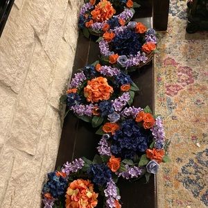 Wedding, Shower, Event: Round Table Faux Floral Centerpieces